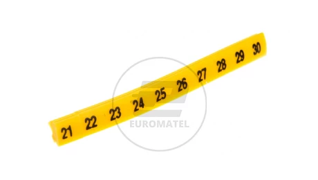 Oznacznik do złączek EZ-6/21-30 żółty R34RR-02050102700 /100szt./