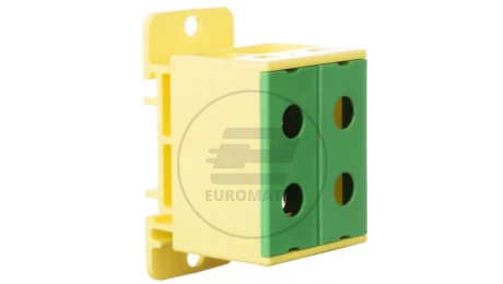 Złączka szynowa 2-torowa 35mm2 żółto-zielona ZGX-2x35 żółto-zielona ENE-00172