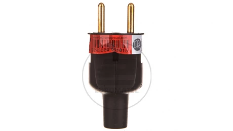 HELMO Wtyczka przenośna 2P 16A czarna 50181