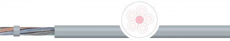 ÖPVC-JB 450/750 V, SZARY RAL 7001 5G6