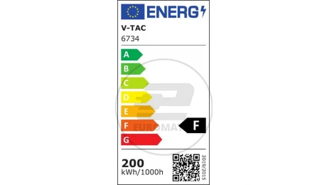 Projektor LED 200W 17600lm 6400K Seria F-Class IP65 Czarny 6734