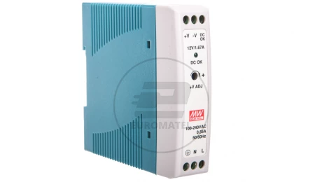 Zasilacz impulsowy 85-264V AC/ 1,67A 12V DC 20W MDR-20-12
