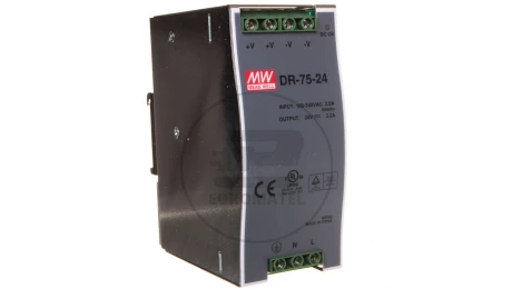 Zasilacz impulsowy 85-264V AC/ 24V DC 3,2A 76,8W DR-75-24