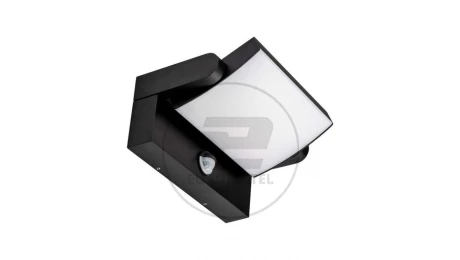 Oprawa elewacyjna LED 17W 2580lm 4000K czujnik regulowana Czarny kwadrat 2941