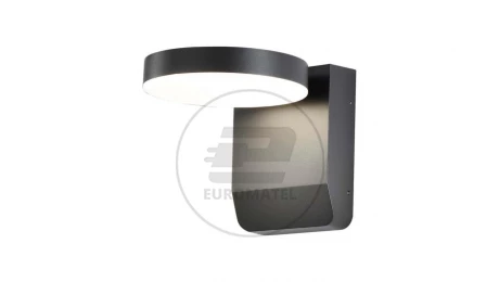 Oprawa elewacyjna LED 17W 2480lm 3000K regulowana Czarna okrągła 2952
