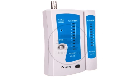 Tester kabli RJ-45, RJ-11, RJ-12, koncentrycznych NT-0401