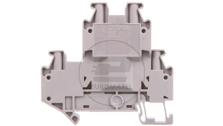 Złączka szynowa 2-piętrowa 2,5mm2 szara UTTB 2,5-BE 3046744