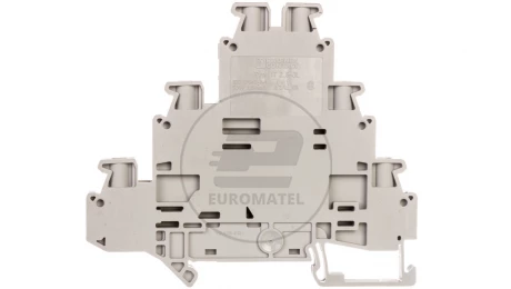 Złączka szynowa 3-piętrowa 6-przewodowa 2,5mm2 szara UT 2,5-3PV 3214262