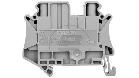 Złączka szynowa rozłączalna 2-przewodowa 6mm2 szara Ex UT 6-TG P/P-EX 3073870 /50szt./