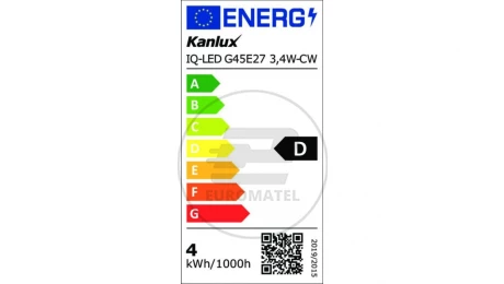 Żarówka Źródło światła LED E27 IQ-LED G45E27 3,4W-CW 470lm 6500K barwa zimna 3 lata Gwar. 36693