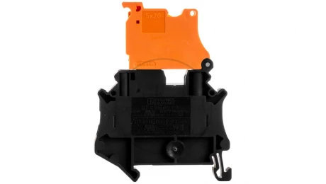 Złączka szynowa rozłączalna 2-przewodowa 4mm2 czarno-pomarańczowa UT 4-HEDI 3046249