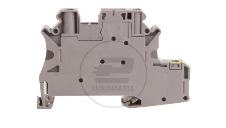 Złączka szynowa ochronna z gniazdami pomiarowymi 4mm2 szara UT 4-PE/TG P/P 3070037 /50szt./