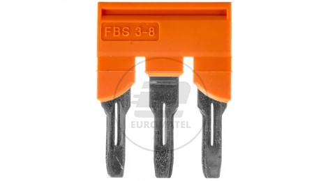 Mostek wtykany 3-biegunowy 8,2mm pomarańczowy FBS 3-8 CT 3033831