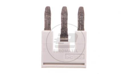 Mostek wtykany 3-biegunowy 6,2mm szary FBS 3-6 GY 3032240