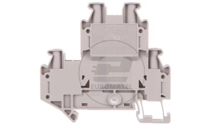 Złączka szynowa 2-piętrowa 4mm2 szara UTTB 4-L/N 3044788