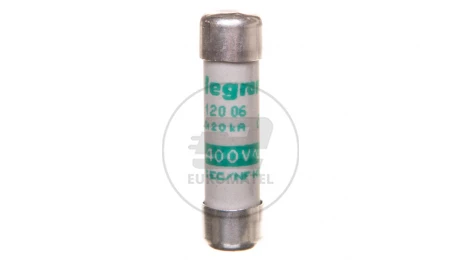 Wkładka bezpiecznikowa cylindryczna 8,5x31,5mm 6A aM 500V 012006