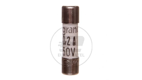 Wkładka bezpiecznikowa cylindryczna 5x20mm 0,2A F 250V 010202