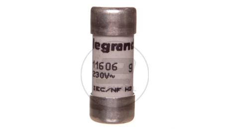 Wkładka bezpiecznikowa cylindryczna 10,3x25,8mm 6A 230V 011606