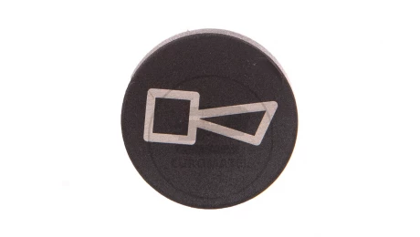 Wkładka przycisku wystająca czarna /Symbol BUCZEK/ 22mm M22-XDH-S-X17 218228