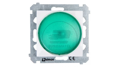Simon 54 Sygnalizator świetlny LED zielone światło biały DSS3.01/11