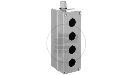 Kaseta sterownicza K4 4 otwory fi 30mm szara W0-KASETA K4