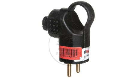 HELMO Wtyczka gumowa 2P+Z 16A IK08 UNISCHUKO zaciski śrubowe 96929