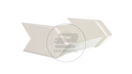 Pokrywa narożna zewnętrzna PK 140x70mm biała 8466