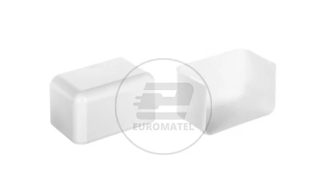 Pokrywa końcowa EKE 100x60mm biała 8551