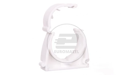 Uchwyt zamknięty do rur 32mm biały UZ 32 10501 /100szt./