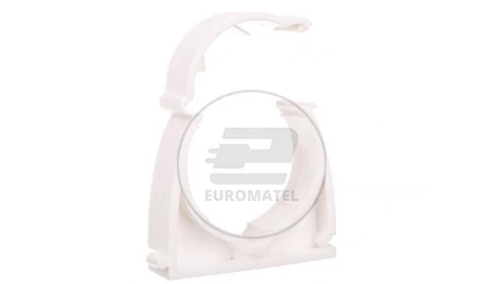 Uchwyt zamknięty do rur 50mm biały UZ 50 10503 /100szt./ /100szt./