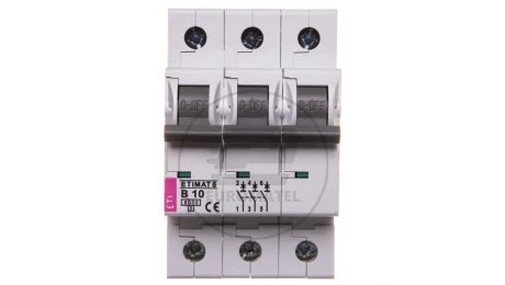 Wyłącznik nadprądowy 3P B 10A 6kA AC ETIMAT 6 002115514