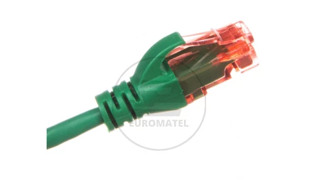Kabel krosowy (Patch Cord) U/UTP kat.6 zielony 0,5m DK-1612-005/G