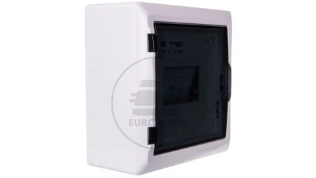 Rozdzielnica modułowa 1x6 n/t ECONOMIC BOX RN 1/6 drzwi dymne (N+PE) IP40 2501-01