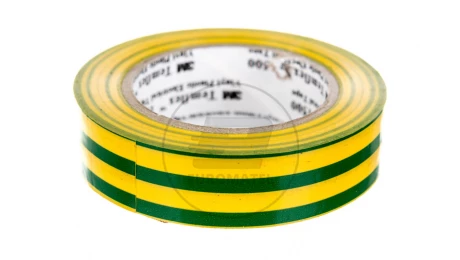 Taśma elektroizolacyjna Temflex 1500 żółto-zielona 15mmx10m DE272950937/7000062275 /100szt./