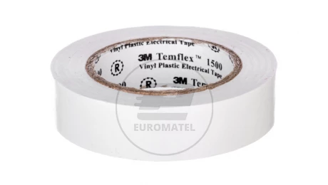 Taśma elektroizolacyjna Temflex 1500 biała 15mmx10m DE272950978/7000062279