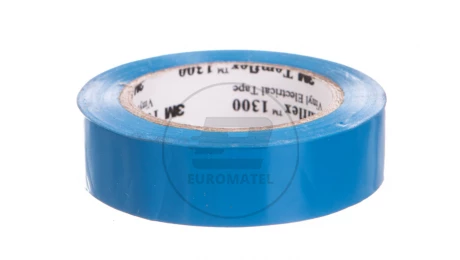 Taśma elektroizolacyjna Temflex 1300 niebieska 15mmx10m DE272962734/7000062614