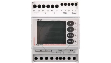 Analizator parametrów sieci EMDX3 TH35 RS485 412051