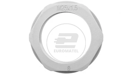 Nakrętka poliamidowa M25 KMK-PA ciemnoszara M25 94263