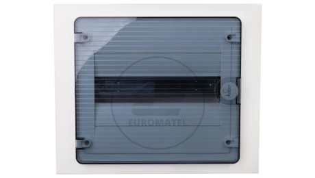 Rozdzielnica modułowa 1x12 podtynkowa IP40 Golf (drzwi transparentne) VF112TD