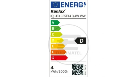 Żarówka Źródło światła LED E14 IQ-LED C35E14 3,4W-WW 470lm 2700K barwa ciepła 3 lata Gwar. 36682