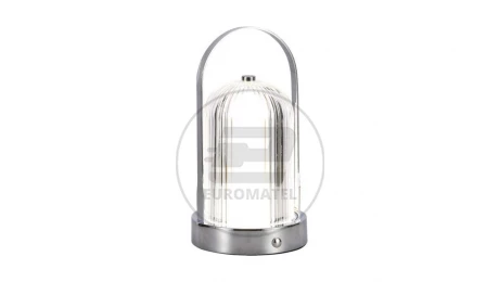 Lampka Biurkowa Nocna 1W 55lm Ładowanie USB Ściemnianie Srebrny 7990