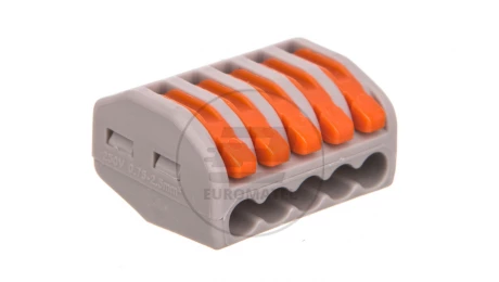 Szybkozłączka 5x 0,75-2,5mm2 z dźwigniami zwalniającymi ZL5