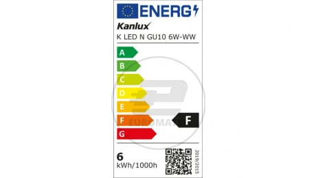 Żarówka Źródło światła LED K LED N GU10 6W-WW 560lm 3000K barwa ciepła 36333