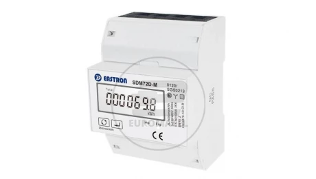 Licznik energii elektrycznej LCD 3-fazowy 100A 4-mod MODBUS MID SDM72MB MID