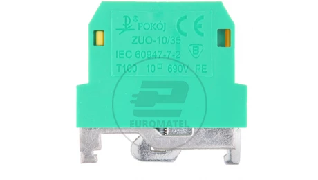 Złączka gwintowa ochronna PE 1,5-10mm2 zielono-żółta ZUO-10/35 A11-5D3Z