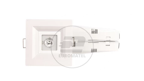 Oprawa awaryjna LOVATO P ECO LED 1W 120lm (opt. otwarta) 3h jednozadaniowa biała LVPO/1W/E/3/SE/X/WH