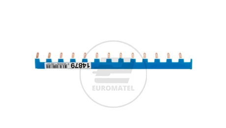 Mostek grzebieniowy niebieski COMB BUSBARS NEUTRAL 13P 14879