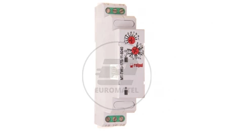 Przekaźnik czasowy jednofunkcyjny 1P 10A 0,1sek-10dni 12-240V AC/DC 50/60 Hz MT-TWU-17S-11-924 862020