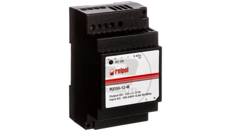 Zasilacz impulsowy 90-264V AC 12VDC 2,1A 30W RZI30-12-M 2615394