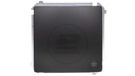 Simon Basic Łącznik krzyżowy 10AX, 250V grafit matowy BMW7.01/28